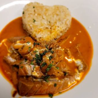 大蒜牛肉絲燴飯