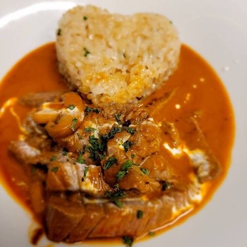 大蒜牛肉絲燴飯