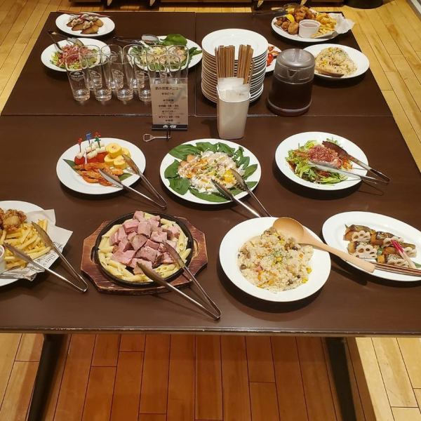 [Includes 2 hours of all-you-can-drink◆ Full volume with 7 dishes including meat dishes♪] Party course 4,500 yen (tax included)