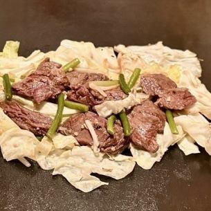 牛ハラミ スタミナ鉄板焼