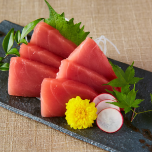 Sashimi of tuna