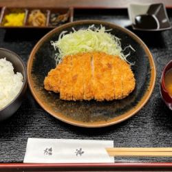 Tonkatsu set menu