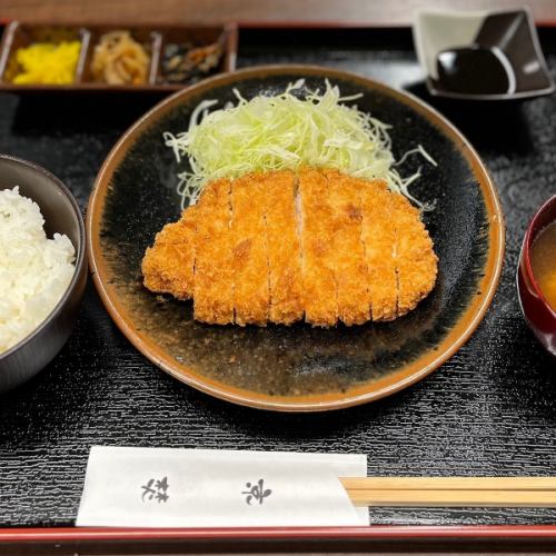 Tonkatsu set menu