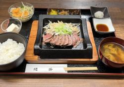 Japanese-style sliced set meal (imported beef) 100g