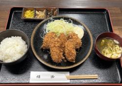 Fried oyster set meal