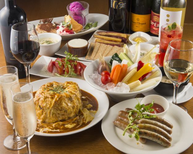 【Recommended for welcome party ♪ Unlimited drinks with private plan】 Charge 7 items 4500 yen! Over 20 people & available after 17: 00