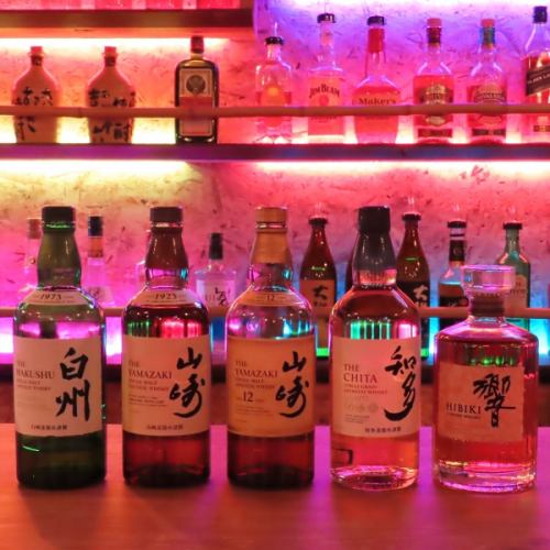 「ウィスキー」をはじめとした幅広いラインナップのお酒♪