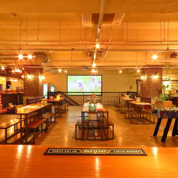 Equipped with 3 large TVs !! You can enjoy sports and movies ☆ We also accept requests! Feel free to staff ◎ Chiba / Chiba Station / Izakaya / Sports bar / All-you-can-drink / Charter / Banquet / Large number / Girls' party / Welcome Reception / Bar / Dining Bar / Inage / Funabashi / Nishi Chiba / Tsudanuma / Chiba Chuo / Party / Wedding Second Party