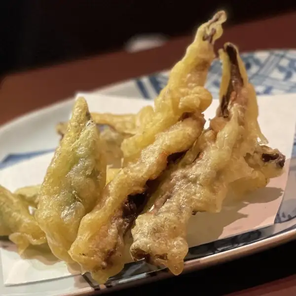 烟熏柳叶鱼天妇罗