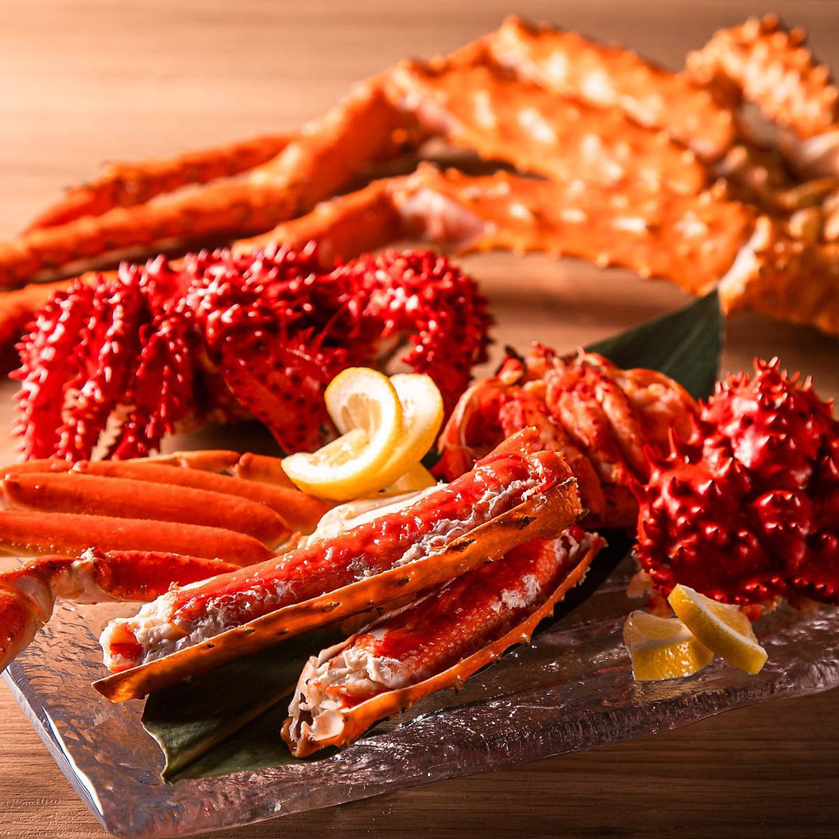 北海道産の蟹は甘みと濃厚な味わい！ぷりぷりとした食感も絶品♪