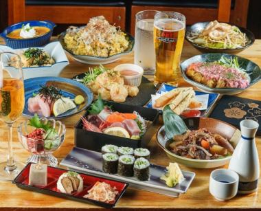 [A standard course at a popular bar] 7 dishes + 120 minutes of all-you-can-drink 4,400 yen (tax included)