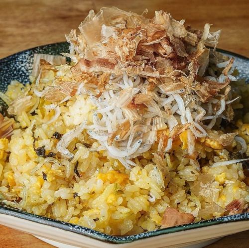 しらす高菜チャーハン