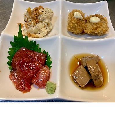 お得なおまかせ晩酌セット　税込み2,000円