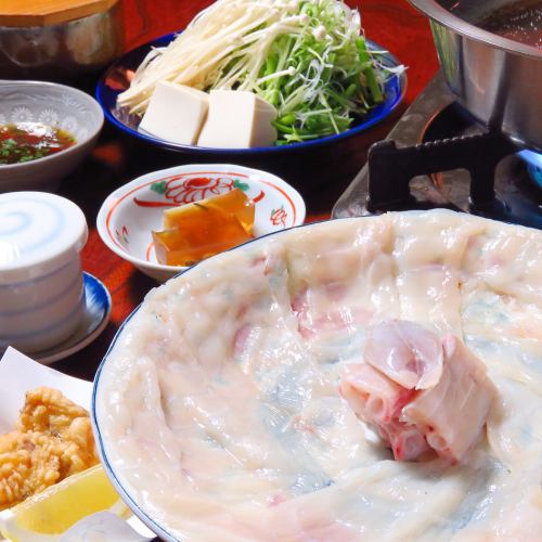 厳選したとらふぐに舌鼓！