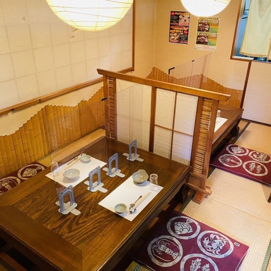 ２名様から使える個室をご用意！掘り炬燵、座敷席も◎