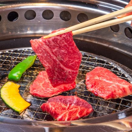 【鹿児島産黒毛和牛カルビ・モモ等肉盛り！豪華セット】白虎セット (約3～4人前)11,880円(税込)