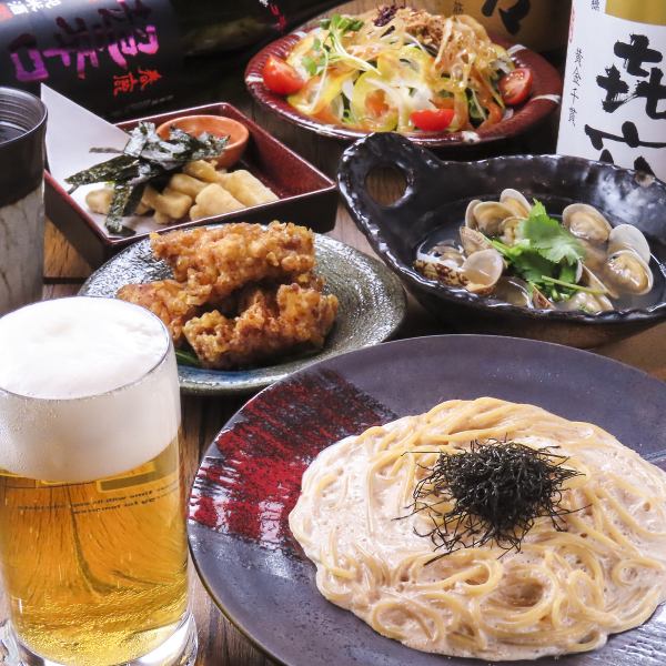 【肉×魚　女子会プラン◎】4000円（税込）