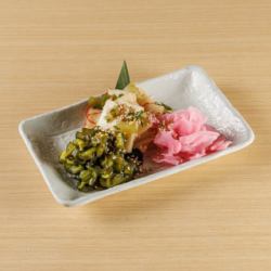 お新香の盛り合わせ