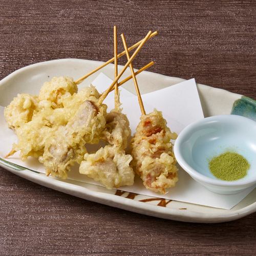 【덴푸라 꼬치】고기 5종 모듬