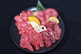 Assorted meat/meat variety (kalbi/salted tongue/loin/skirt)