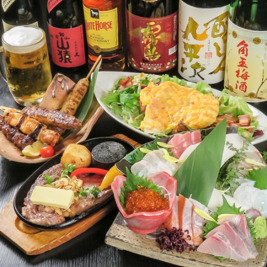 Exquisite menu including sushi, yakitori, pasta, sashimi ◎