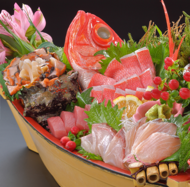 【享受海洋的香氣和清酒的獨特】使用從青森縣大間町直送的最新鮮的海鮮，讓您的宴會更加奢華......♪