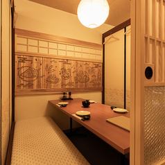 A private space with a calm atmosphere. Perfect for dates and business meetings.