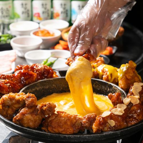 《Very popular in Korea!!》The hottest menu now available☆『UFO fondue all-you-can-eat course』3,280 yen (tax included)☆