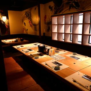 【全席完全個室】40名～最大60名迄貸切可能です。[鹿児島/天文館/居酒屋/宴会/飲み放題/単品飲み放題/個室/完全個室/貸切/肉/魚]