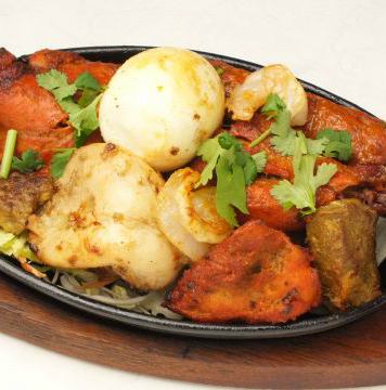 Mix grill baked in authentic tandoori (Mix Grill)