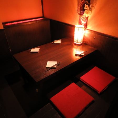 All seats are completely private rooms! A cozy space perfect for private scenes♪
