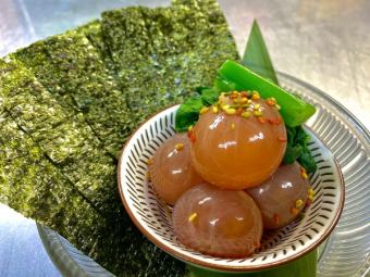 Kumquat Soy Sauce Pickled Seaweed Roll