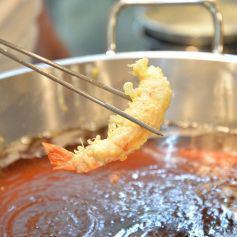 [Freshly fried and delicious] Various crispy tempura