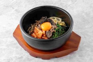 Stone cooked bibimbap