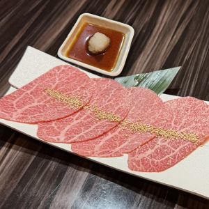 赤身肉の焼きしゃぶ