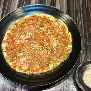 Sakura shrimp pancake