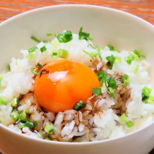 TKG (rice with eggs)