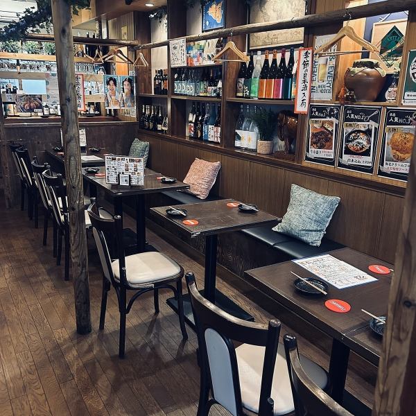 間接照明が温かく、オシャレな雰囲気の店内は女子会やデート、記念日に大人気！サプライズ等も事前にご連絡頂ければできる限り協力いたします◎週末はご予約や電話確認してからのご来店がおすすめ。平日は比較的ゆったりとお過ごしになれます♪【赤羽／肉／ワイン／貸切／テラス／女子会／記念日】