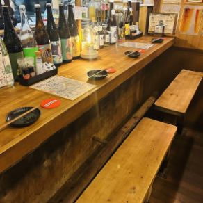 お一人様やカップルにはカウンターがおすすめ！仕事帰りのちょい飲みなどにも最適☆