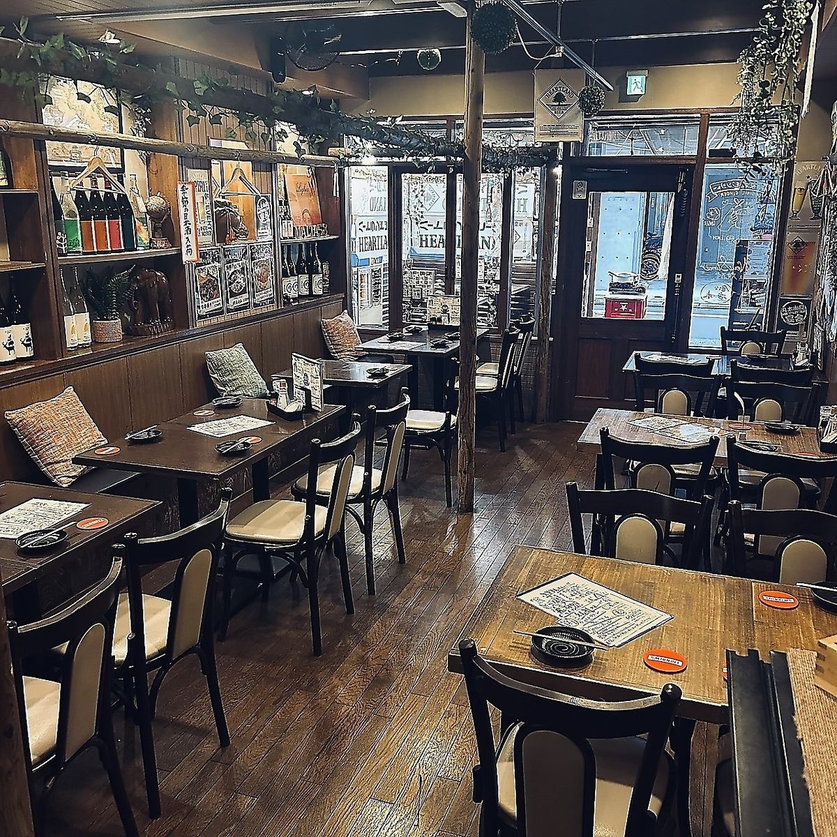 The stylish interior is very popular for girls' nights, dates, and anniversaries. Private reservations are also available.