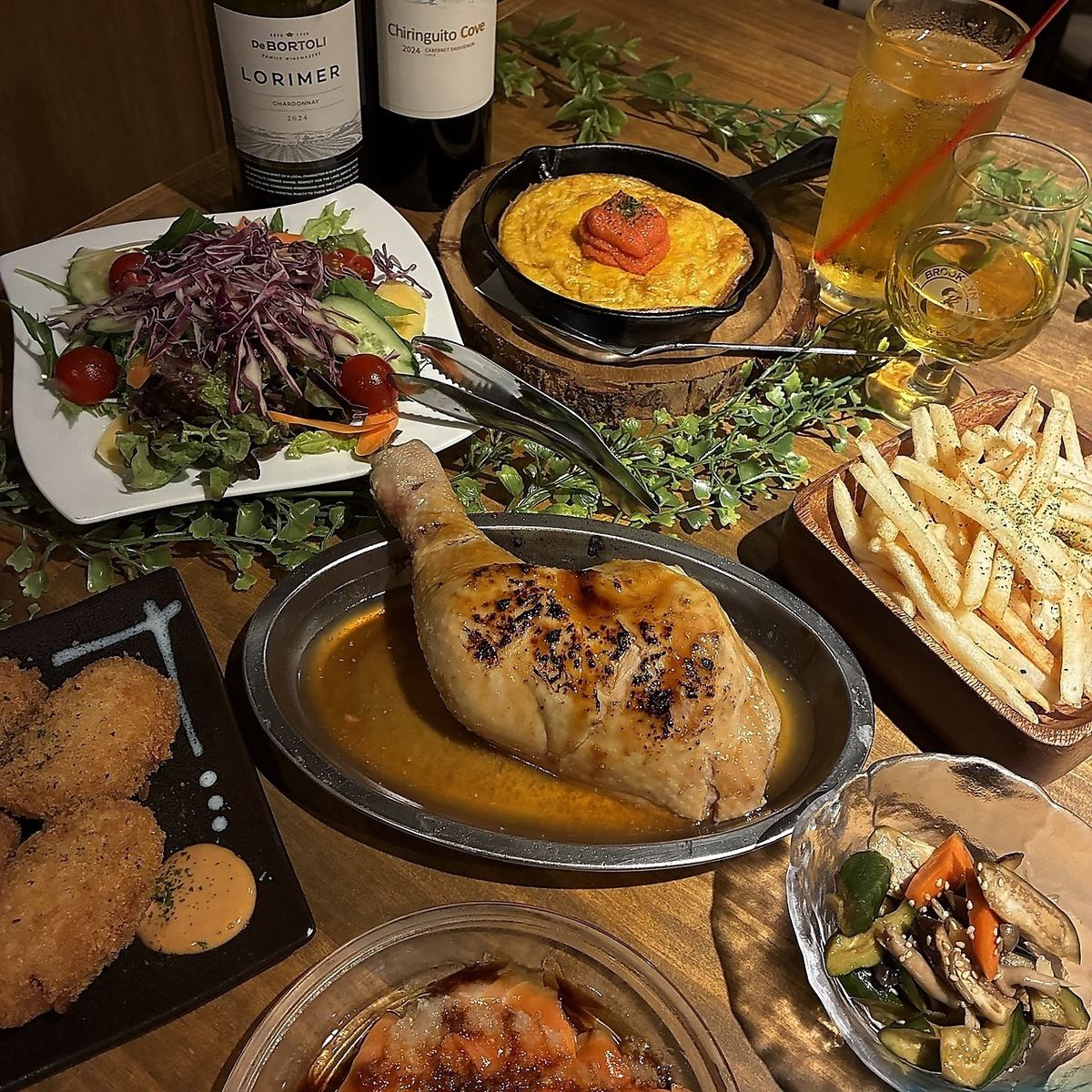 山小屋気分を楽しめる赤羽一番街の大人の隠れ家。創作料理と旬の食材でごゆるりと。