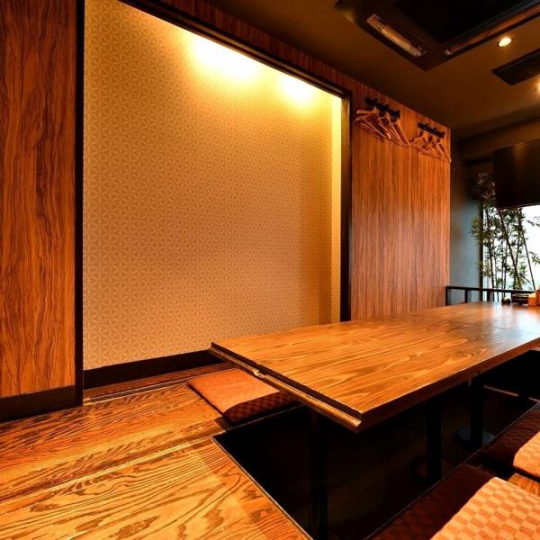 [2F] Enjoy a high-quality banquet where you can spend more time than usual in a private room for adults surrounded by warm Japanese lighting ♪ A good location near the Ginzancho Electric Stop is a group banquet and welcome and farewell party. It is also possible to use it for such purposes.Of course, it is widely used for banquets at work and private drinking parties ♪ Smoking is possible