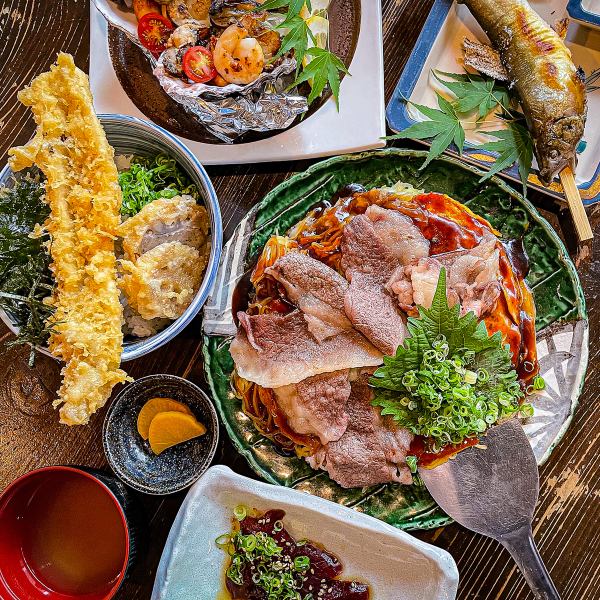 [Using seafood directly from the farm] We have private rooms that can accommodate small to large groups! Courses start from 5,500 yen (tax included)! Individual portions are also available◎