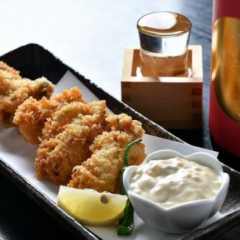 [廣島套餐]…小結…[牡蠣、海鰻、小沙丁魚、玉米、肉丸]無限暢飲120分鐘「8道菜」5,500日元