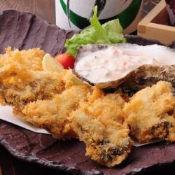 [3rd] 5 fried oysters