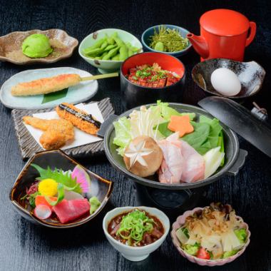 宴会同窓会【〆は鰻ひつまぶし 飲放付】6,000円名古屋飯コース(20名様迄一部個別出し)