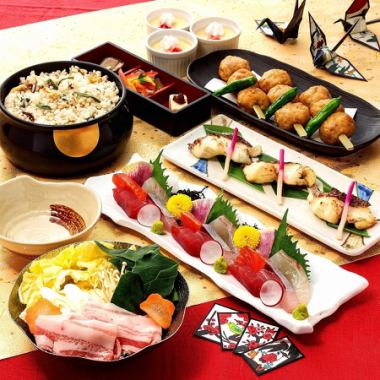 【送別会・歓迎会】90分飲放付！まぐろと旬菜のコース6000円⇒5500円(税込)10名様迄個別提供