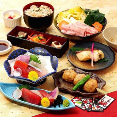 【送別会】90分飲放付！鮪と旬菜+三種鮪食べ比べコース7000円⇒6500円(税込)20名様迄個別提供