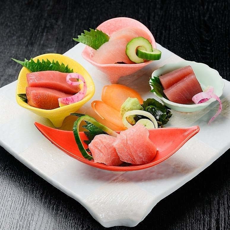 こだわりの鮪や日替わりのお刺身をお値打ち価格でご提供！