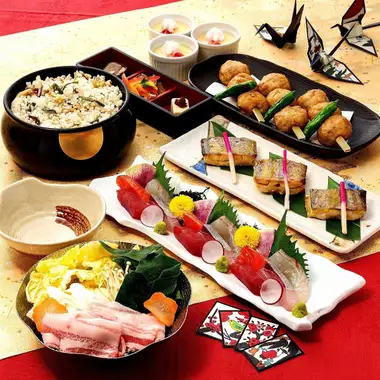 【懇親会・同窓会】飲放付！まぐろと旬菜のコース6000円⇒5500円(税込)10名様迄個別提供